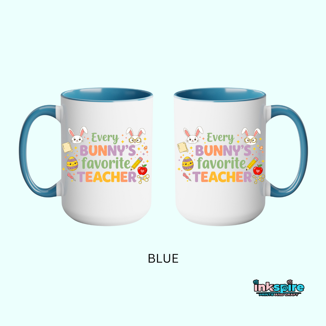 Mug - Bunny Favorite Teacher - 1 Pc - Inkspire Prints and Craft