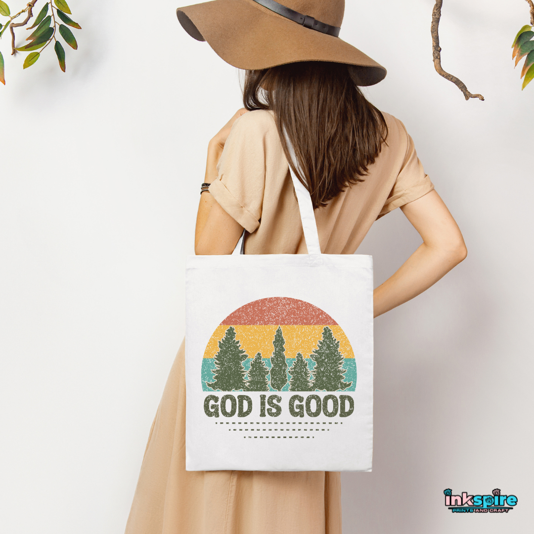 Tote Bag - God is Good - 1 Pc - Inkspire Prints and Craft