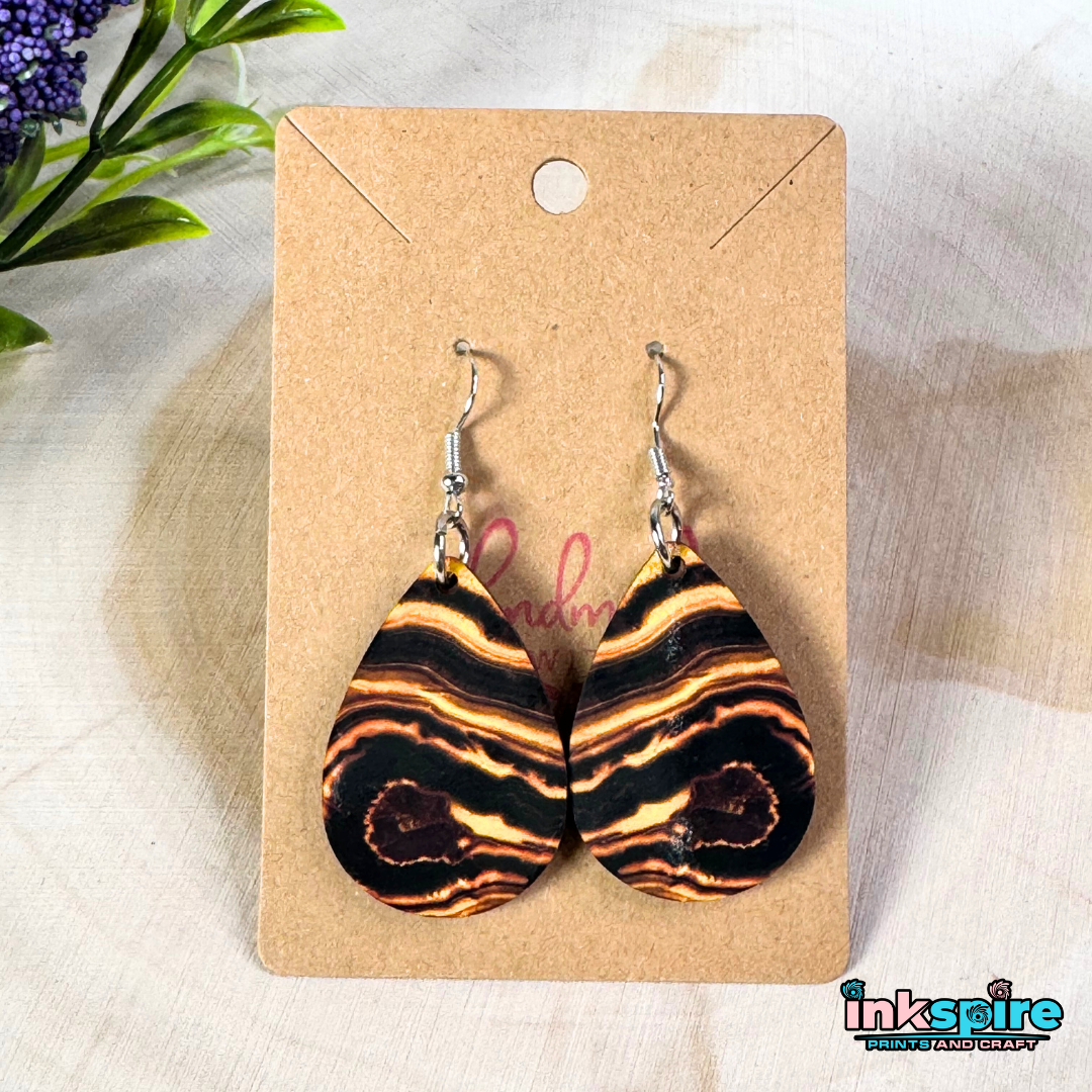 Teardrop Earrings - Earring Stone - 1 Pc - Inkspire Prints and Craft