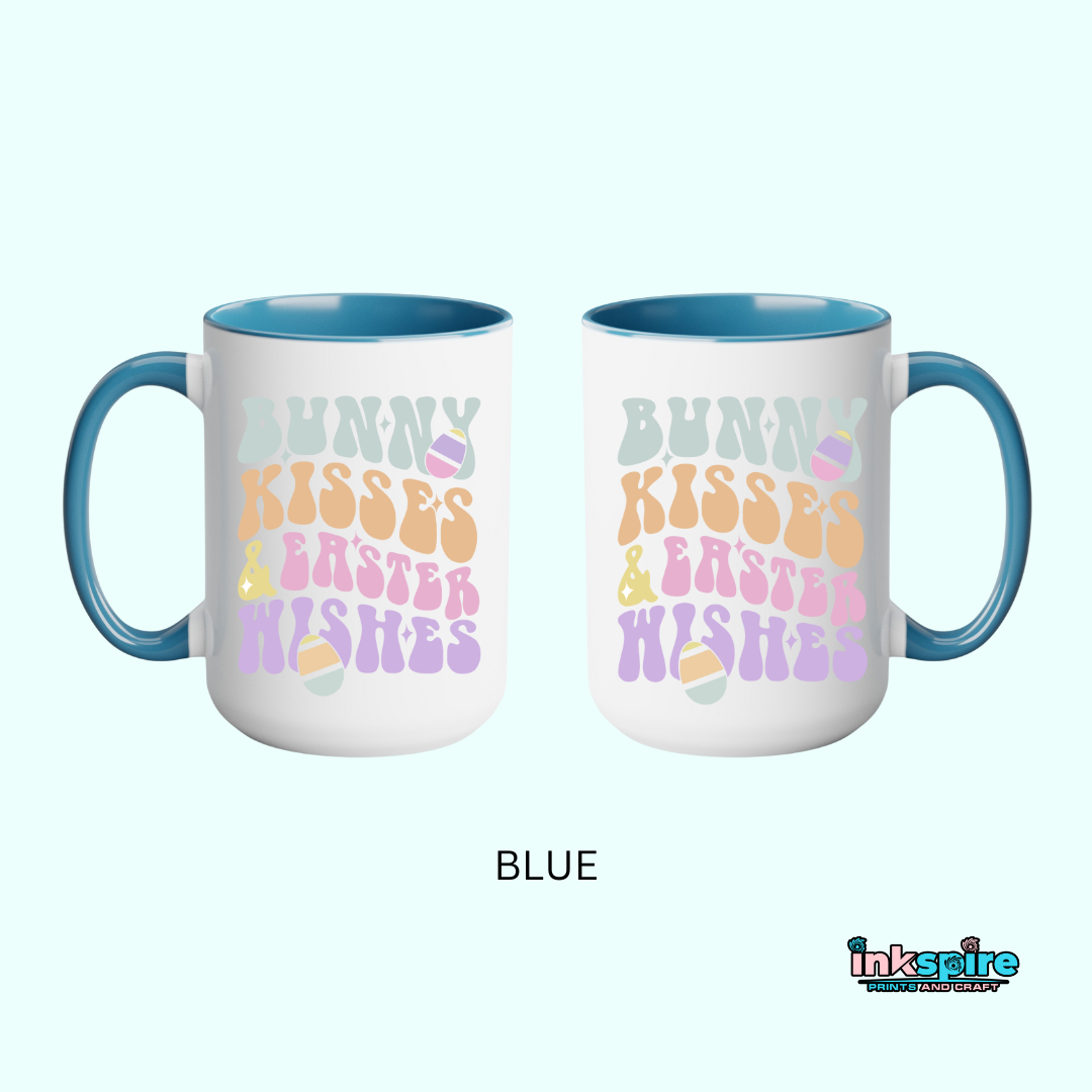 Mug - Bunny Kisses & Easter Wishes - 1 Pc - Inkspire Prints and Craft