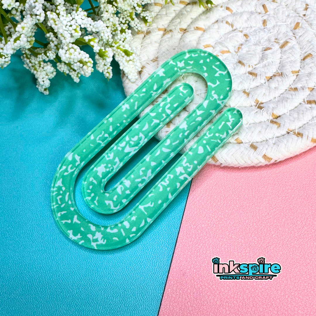 Giant Paper Clips - Colored Composition - 1 Pc - Inkspire Prints and Craft