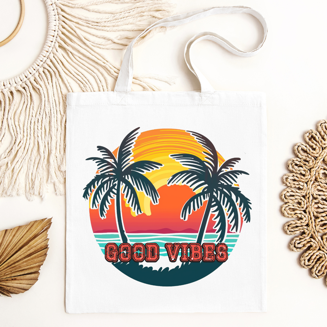 Tote Bag - Good Vibes - 1 Pc - Inkspire Prints and Craft