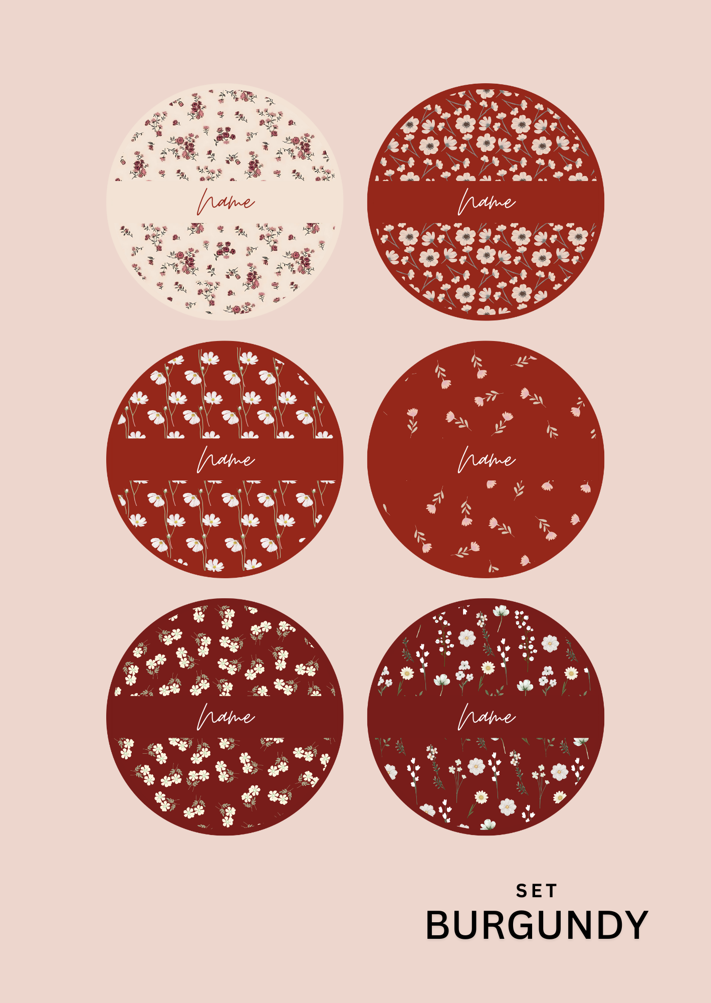 58mm (2.25") - Pocket Mirror for Women (Red Version) - 1 Pc - Inkspire Prints and Craft