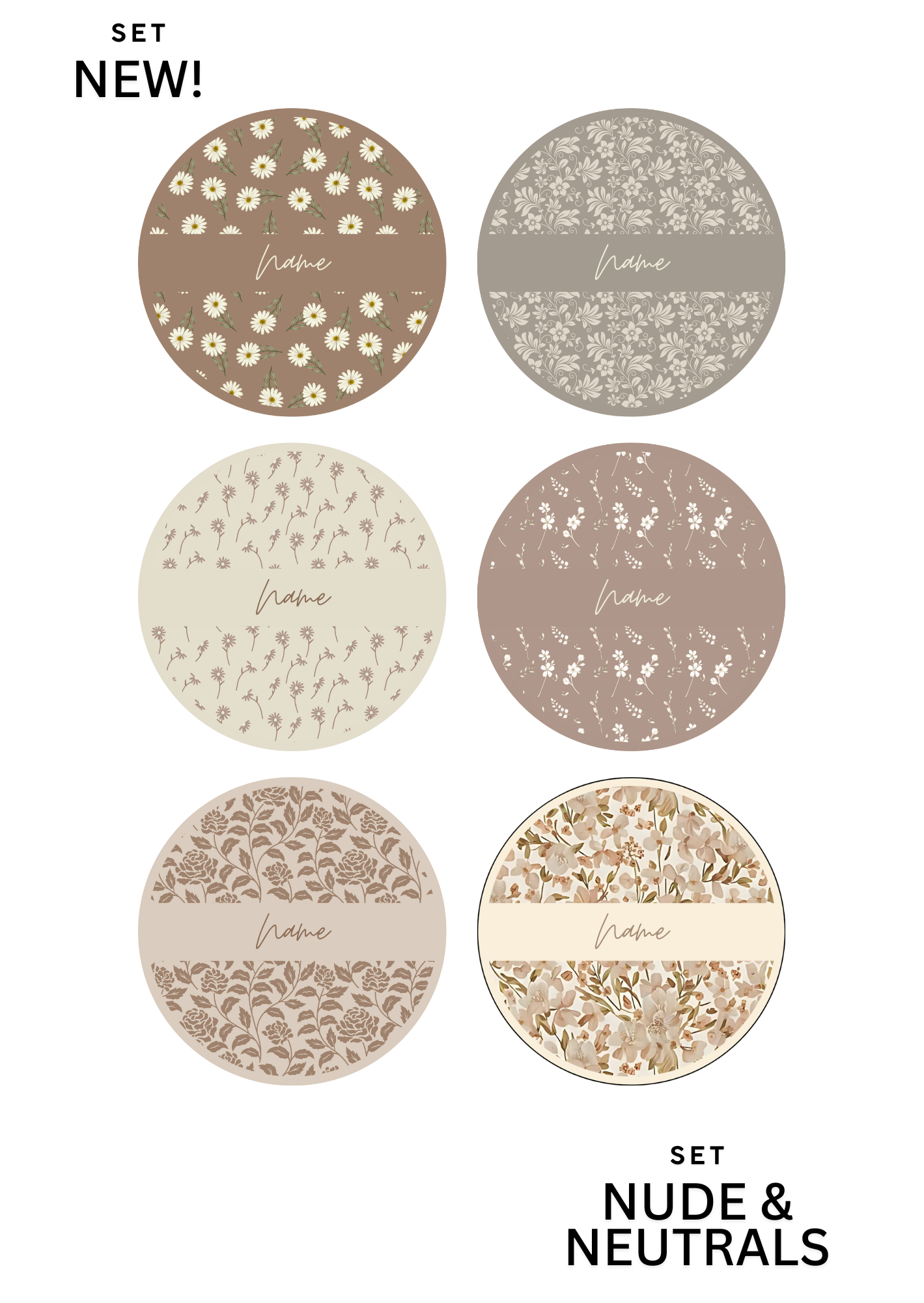 58mm (2.25") - Pocket Mirror for Women (Brown Version) - 1 Pc - Inkspire Prints and Craft