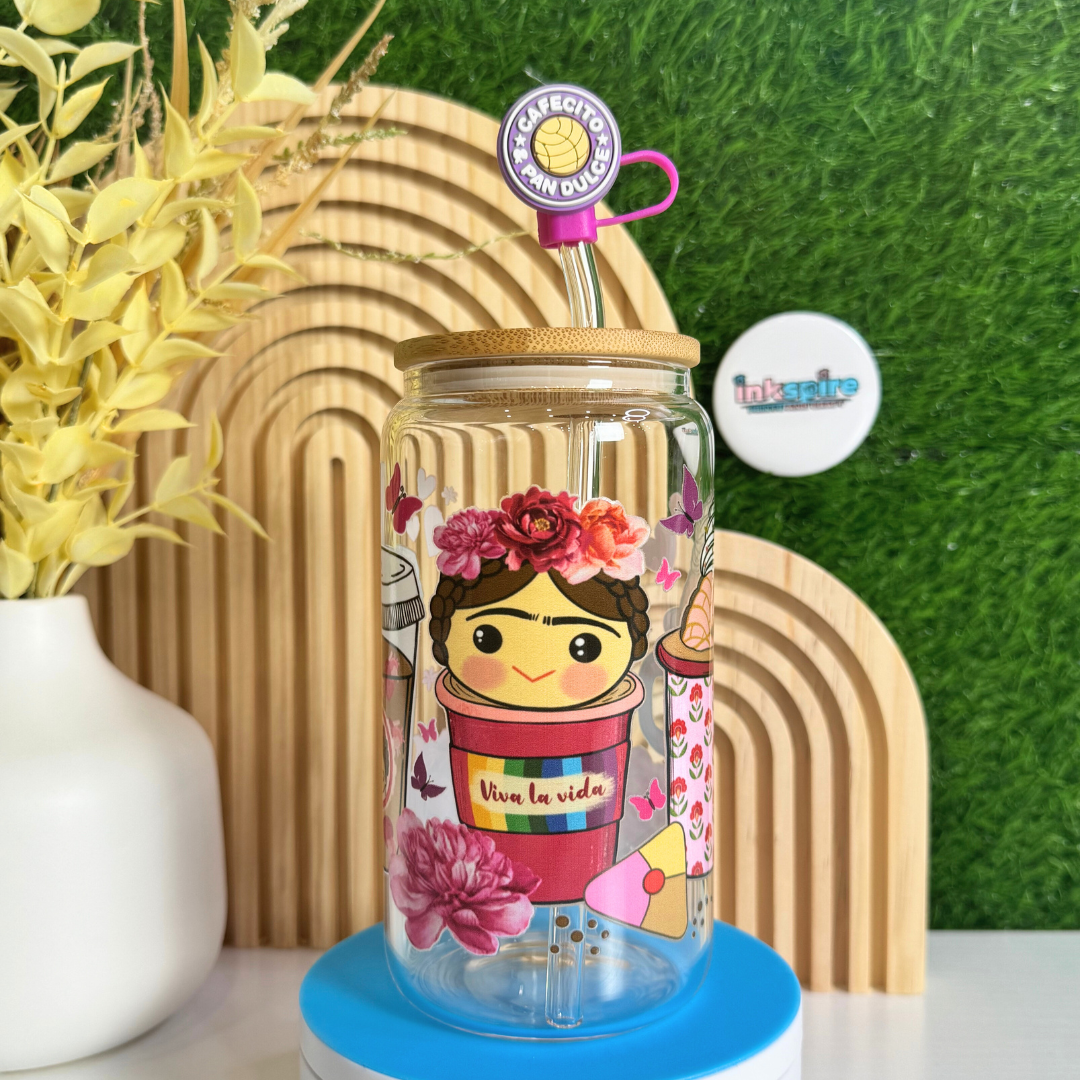 16oz Libbey Cup - Viva La Vida - 1 Pc - Inkspire Prints and Craft