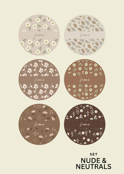 58mm (2.25") - Pocket Mirror for Women (Brown Version) - 1 Pc - Inkspire Prints and Craft