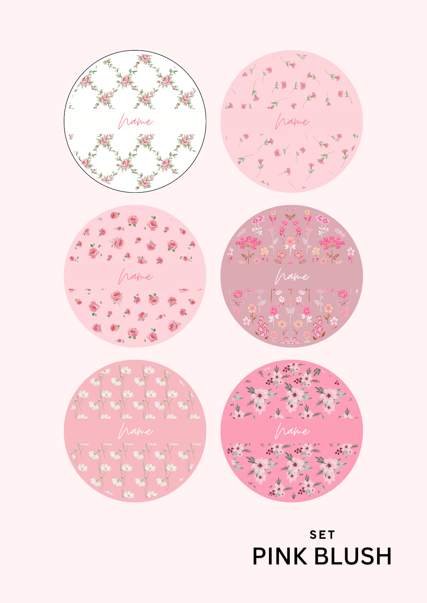 58mm (2.25") - Pocket Mirror for Women (Pink Version) - 1 Pc - Inkspire Prints and Craft