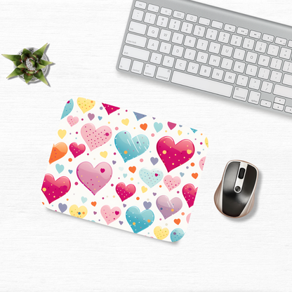 Mouse Pad - Colorful Heart - 1 Pc - Inkspire Prints and Craft